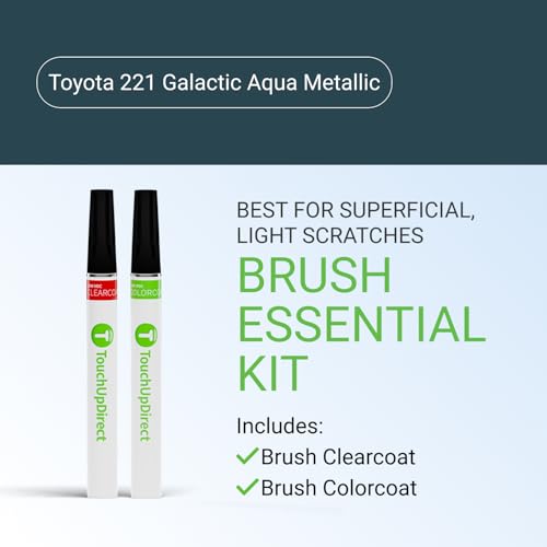Car Paint Touch Up Brush Kit (Brush - Essential Kit / Galactic Aqua Metallic)