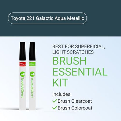 Car Paint Touch Up Brush Kit (Brush - Essential Kit / Galactic Aqua Metallic)