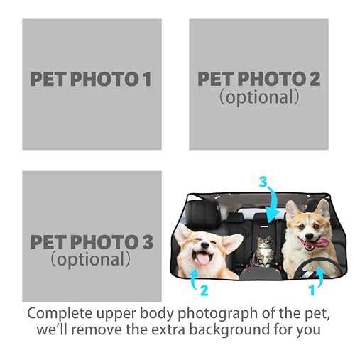 Pet Dog Cat Custom Windshield Sun Shade Custom Fit Umbrella (57X31 Inch / Color-DIY-2)