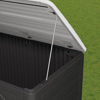Storage Shed Weather Resistance (Black Wall & White Top and Floor)