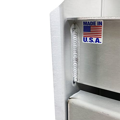 458 Jr Work Station Storage Cabinet Shelf Rack Holder Caddy (Silver)