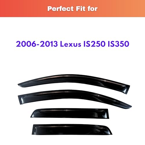 Rain Guards Fit for 2006 (2006-2013 IS Series)