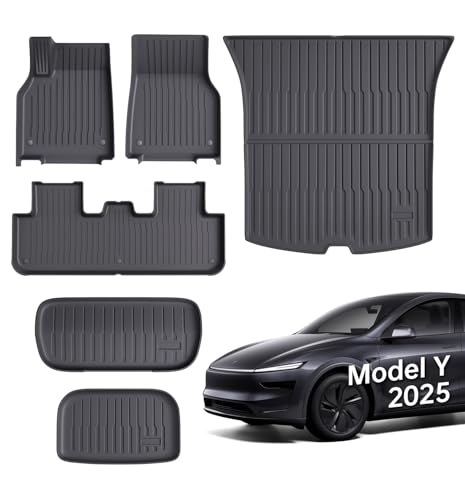 Floor Mats Fit for Model Y 2026 (6 PCS for Model Y 2025-2026 Juniper 5-Seat)