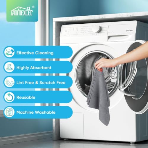 Microfiber Cleaning Cloth 100PK (Grey / 11.5 x 11.5 Inch)