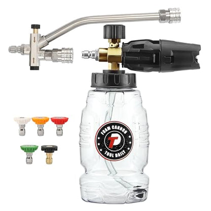 Pressure Washer Foam Cannon with Dual Connector (1 L)