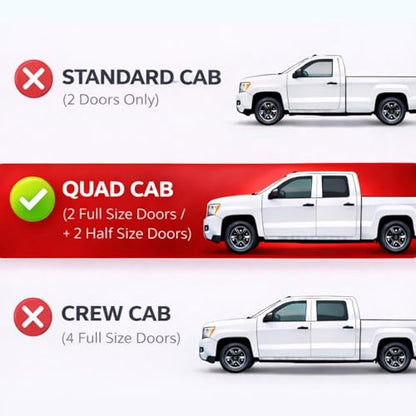 Rain Guards Window Visors for 2009 (2009-2018 RAM 1500 Quad Cab)