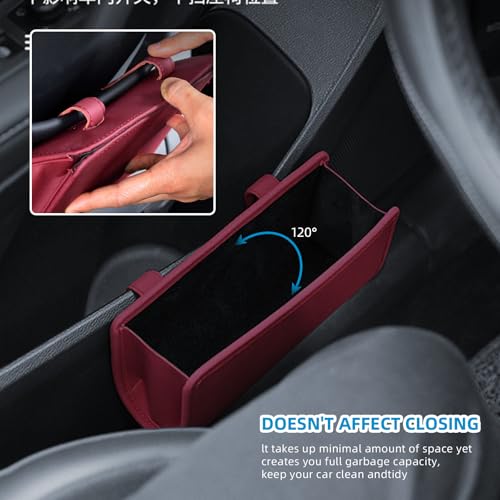 Car Trash Can (Wine Red)