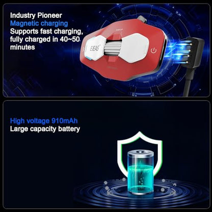 X10 Motorcycle Helmet Bluetooth Headset Speakers Headphone (Red)