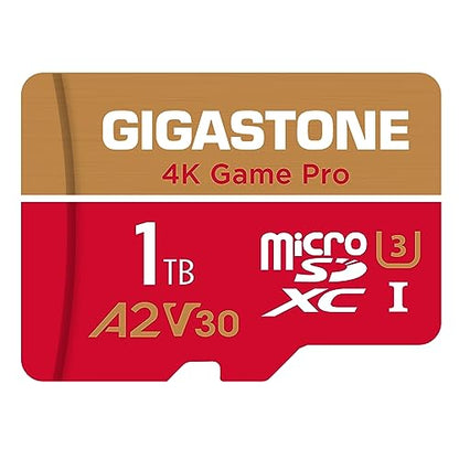 for Switch 1 Only】 GIGASTONE 1TB Micro SD Card (1TB 4K Game Pro 1-Pack)