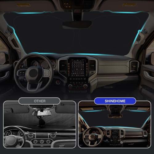 Ram 1500 Windshield Sun Shade for 2019 (For 2019-2026 Dodge RAM 1500)