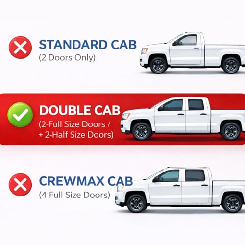 Rain Guards Fit for 2007 (2007-2021 Tundra Double Cab)