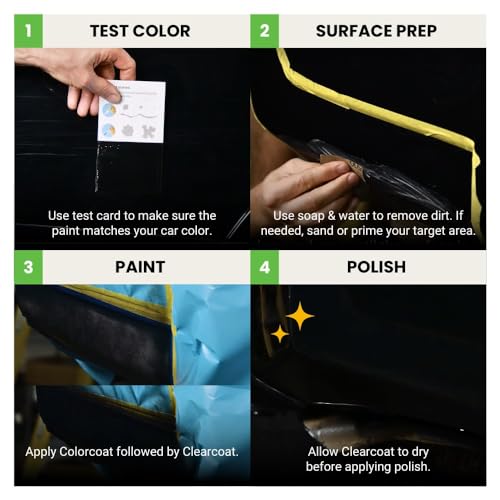 1G3 Magnetic Gray Metallic Compatible with Toyota Exact Match Touch Up Paint Aerosol (Aerosol Spray - Preferred Kit / Magnetic Gray Metallic)