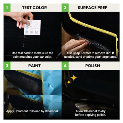 8V5 Shoreline Blue Pearl Compatible with Toyota Exact Match Touch Up Paint Aerosol (Aerosol Spray - Preferred Kit / Shoreline Blue Pearl)
