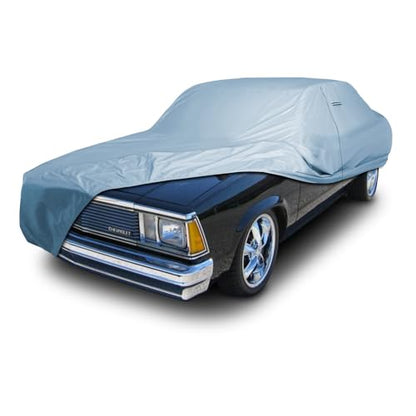 Car Cover Waterproof All Weather for 1973 (Sky Gray / 28. Malibu 2-Door 1973-1977)