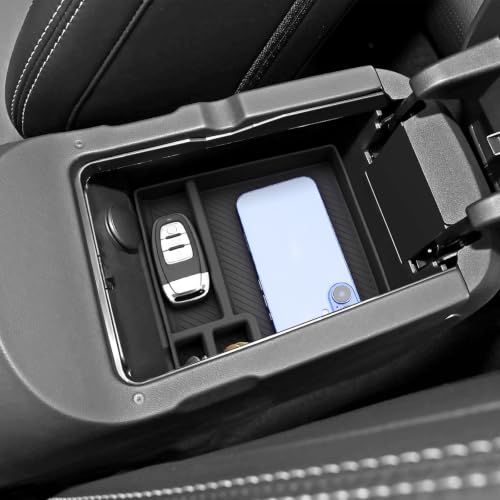 2024 2025 2026 Mustang Center Console Organizer Bottom (Black - Armrest Lower)
