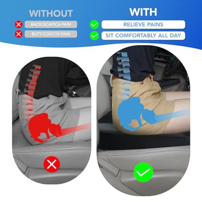 Car Seat Cushion (Black)