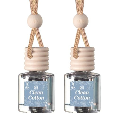 CANDECraftCo 2 Pack Hanging Car Air Freshener Diffuser for Essential Oils