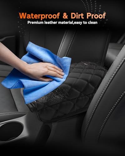 for Kia Seltos 2021 (Seltos 2021-2026 Thickened Black Leather)