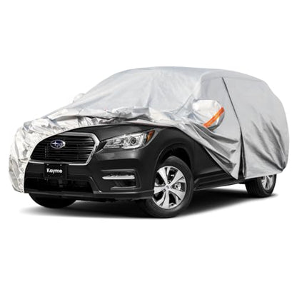 6 Layers Waterproof SUV Car Cover for Subaru Ascent 2018 (LM-Silver / 80. Custom Fit Subaru Ascent)