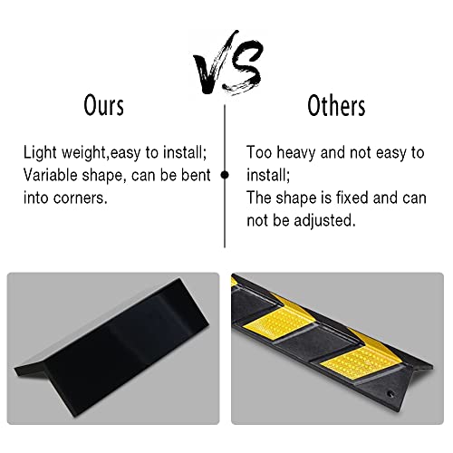 Garage Wall Protector Foam Corner Guard for Parking Lot 4Pk Car Door Bumper (Corner / 4 Pack)