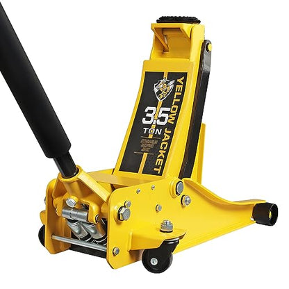 3.5 Ton Low Profile Floor Jack Quickly Lift Hydraulic Car Jack with Dual Pumps (Steel / 3.5T low profile dual pump)