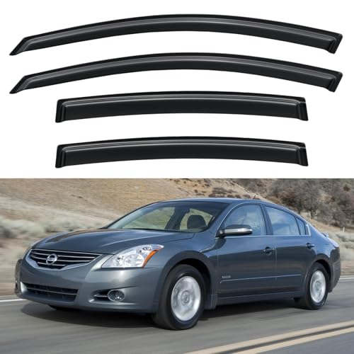 Window Visors Rain Guards for 2007 (2007-2012 Nissan Altima)
