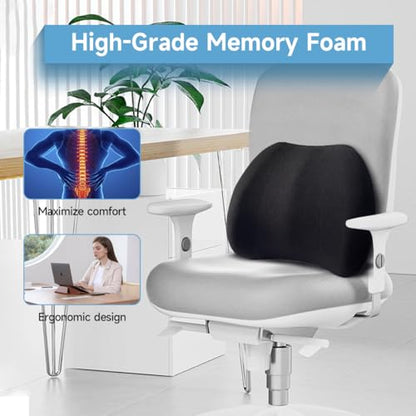 Really Plush Lumbar Support Pillow for Car Seat (Backsaver-seven)