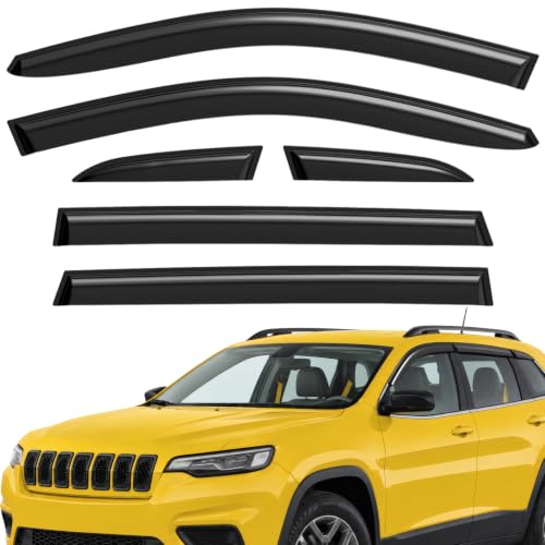 Extra Durable Window Deflectors Tape (For Jeep Cherokee 14-23 6pcs.)