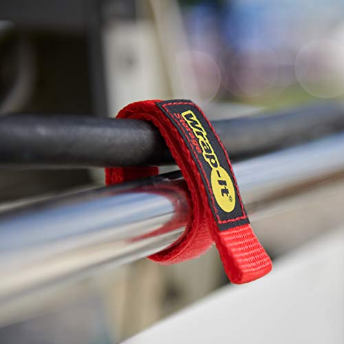 Quick Strap Cord Wraps (Red / 9" (12 Pack))