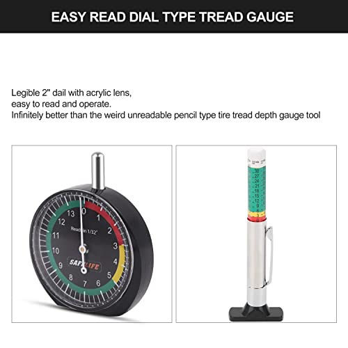 Tire Tread Depth Gauge (10 PACK)