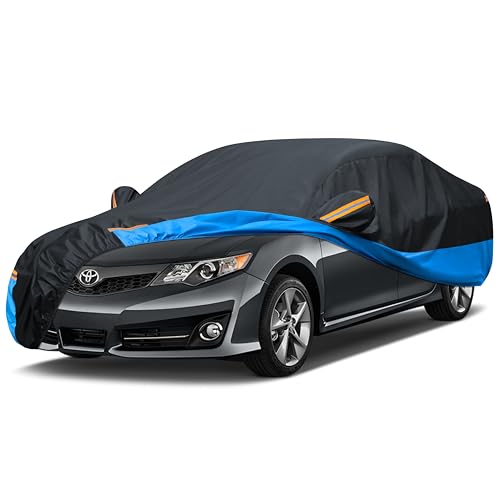 Car Cover Waterproof All Weather Outdoor Windproof Dustproof UV Protection Fit Sedan BMW 2 Series (1 Sedan Car Cover / A3-Fit Sedan Length 178-185 inch)
