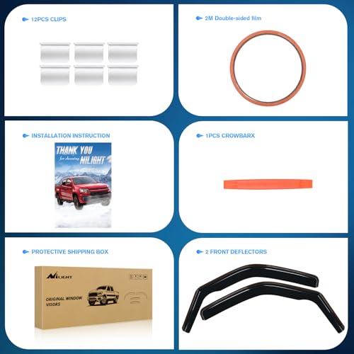 in Channel Rain Guards for Express (1996-2014 Chevy Express Van 1500)