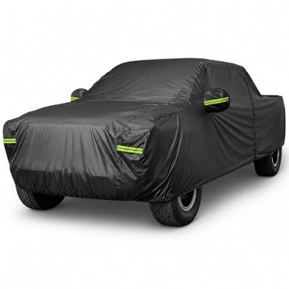 Waterproof Pickup Truck Cover (Black / Fit for Truck Length Up to 210")