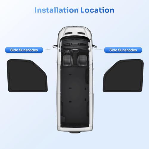 Window Shades for 1992 (2PCS Ford Econoline E-Series 1992-Present)