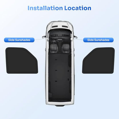 Window Shades for 1992 (2PCS Ford Econoline E-Series 1992-Present)