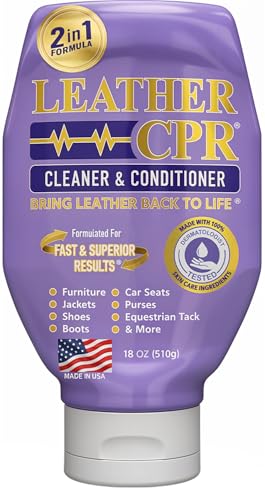 Cleaner and Conditioner 18oz. Bring Leather Back To Life on Furniture (18 Ounce (Pack of 1))