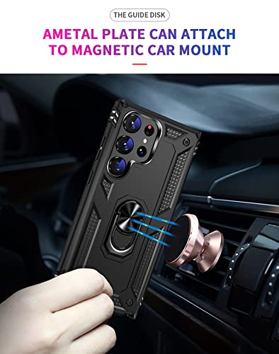for Samsung Galaxy S23 Ultra 5G Case (for S23 Ultra 5G / Black)