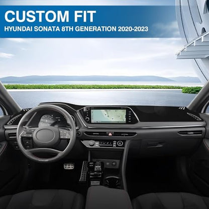 Black Dash Cover for Hyundai Sonata 2020 (Sonata 20-23(black))