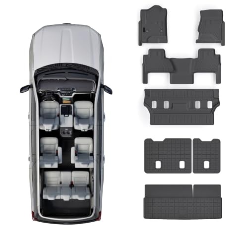 Floor Mats & Trunk Mat for Chevrolet Tahoe 2015 (2015-20|For Tahoe-7|Full Set)