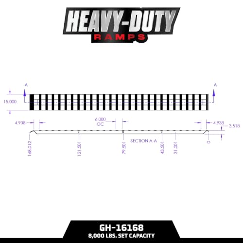 Heavy Duty Aluminum Loading Ramps (14')