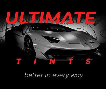 Ultimate Headlight Taillight Tint Vinyl Wrap (12" x 7ft / Dark Smoke)