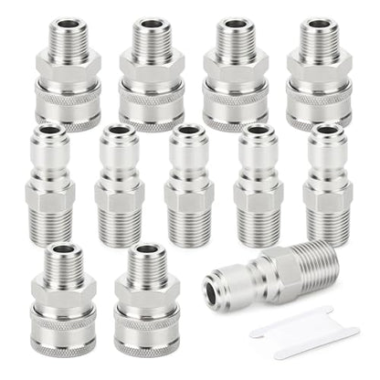 6PCS 304 Stainless Steel 3 (3/8"MNPT)