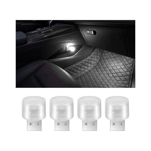 4 Pack USB LED Ambient Lights (White)