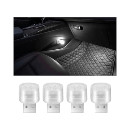 4 Pack USB LED Ambient Lights (White)