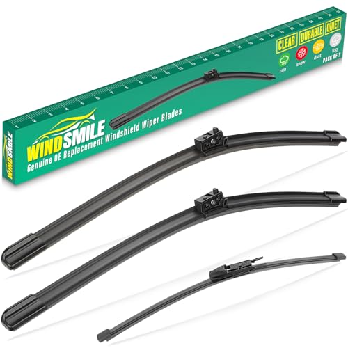 Windshield Wiper Blades Replacement for Mercedes Benz GLA250 (24"+19"+12")