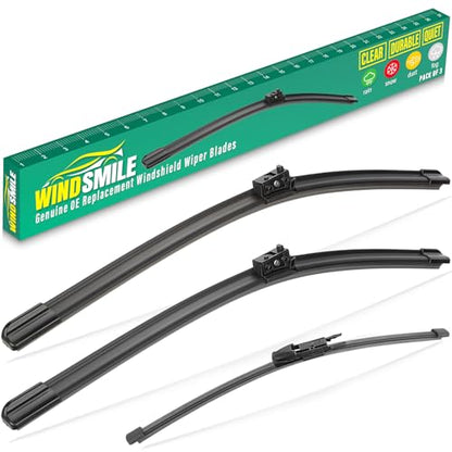 Windshield Wiper Blades Replacement for Mercedes Benz GLA250 (24"+19"+12")