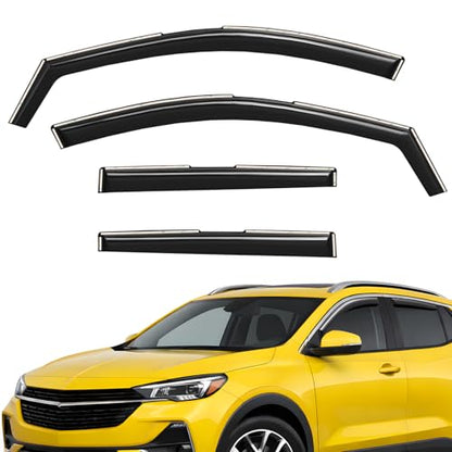 Extra Durable Window Deflectors in (For Hyundai Sonata 20-26)