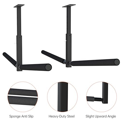 Double Ladder & Kayak Ceiling Storage Rack (Adjustable Double-Sided)