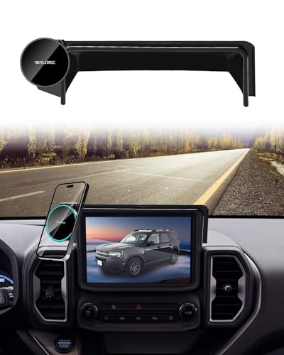 15W Magnetic Charger Phone Mount for Ford Bronco Sport 2021 (Magnetic Wireless Charger / Bronco Sport 2021-2024 (8 inch screen))