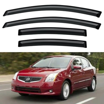 Window Visors Rain Guards for 2007 (2007-2012 Nissan Sentra)